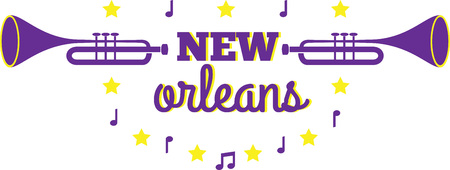 Prayers are like the powerful sounds of trumpets. Add this to a hat for a great gift.のイラスト素材