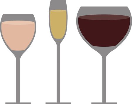 Time to celebrate with this perfect design to please the vino connoisseur! It will look cool on cocktail napkins, kitchen dcor and more!のイラスト素材