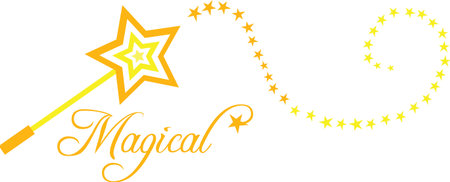 Get lost in the land of fairies and pixie dust with this design on child's bedroom decor and other projects!のイラスト素材