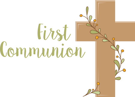 This design is perfect for a variety of religious-themed projects such as Bible covers, bookmarks, framed embroidery and more.のイラスト素材