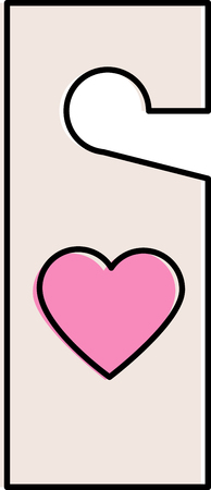 Love is in the air!  Set your hearts aflutter with this design on your holiday projects.のイラスト素材