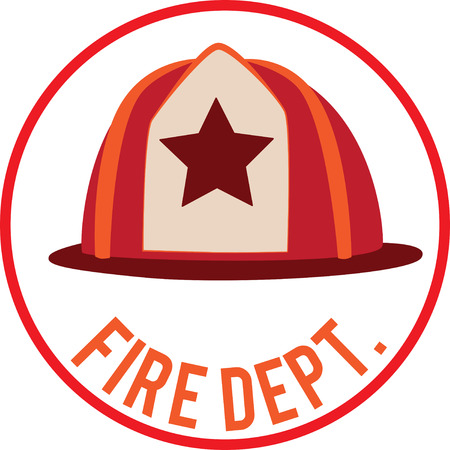 Customize gear for Fire Fighting and rescue professionals with this design on t-shirts, shirts, hats and more.のイラスト素材