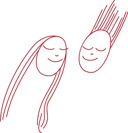 Toast to love! Time to celebrate with this perfect design on napkins and personalized gifts for the newlyweds!のイラスト素材