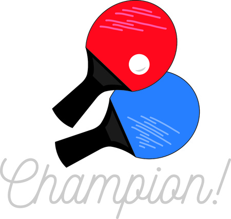 Game, Set & Match!  This design is perfect on apparel, hats, gym bags and other accessoriesのイラスト素材