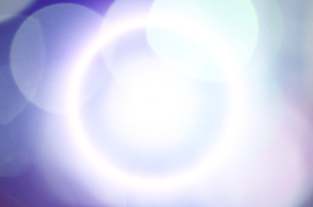 Abstract light blur circle of background