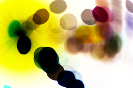 Abstract light blur circle of backgroundの写真素材