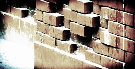 Abstract vintage brick backgroundの写真素材