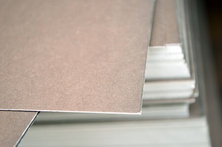 Many art paper are created the backgroundの写真素材