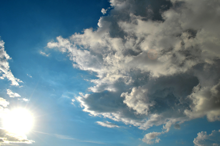 Aerial sky and clouds backgroundの写真素材