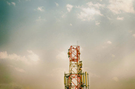 Clouds on skyの写真素材