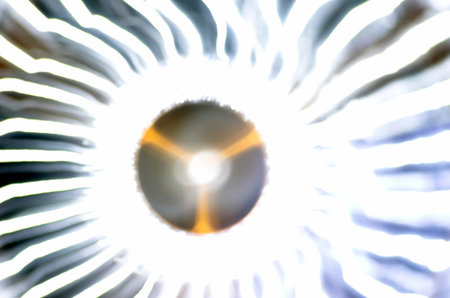 abstract background of the light from the fan of the aircraft.