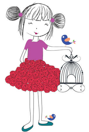 Girlのイラスト素材