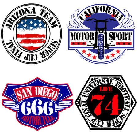 Motorcycle Logoのイラスト素材