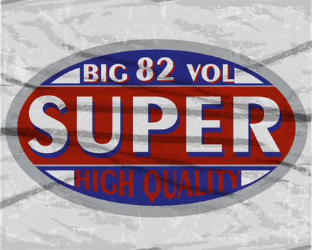 Vintage denim typography, t-shirt graphics, vectorsのイラスト素材