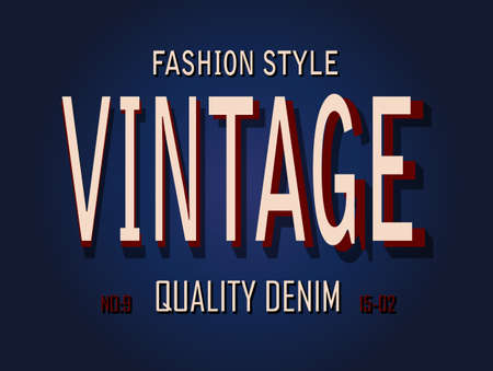Vintage Design Templateのイラスト素材