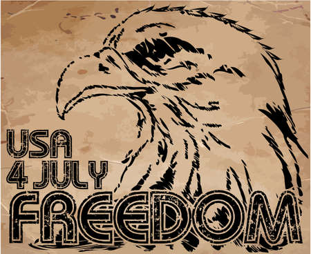 eagle sport tee graphicのイラスト素材