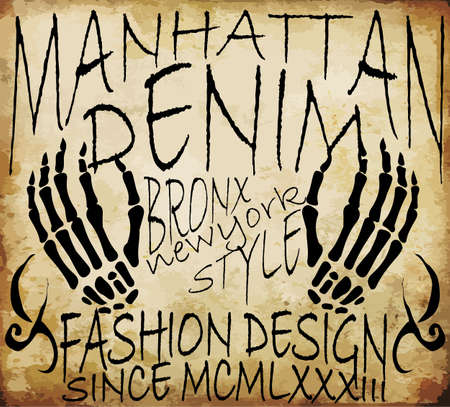 Man vintage t shirt graphic designのイラスト素材