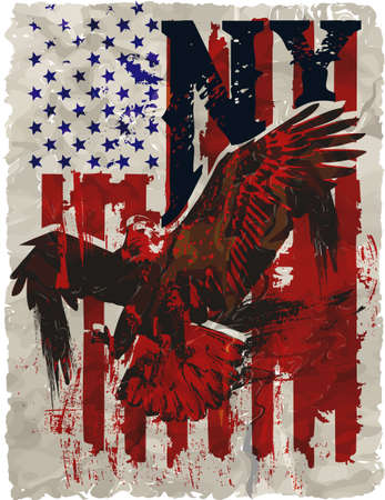 American Eagle Linework Vectorの素材 Fy ストックフォトのamanaimages Plus