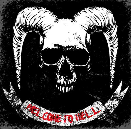 Skull T shirt Graphic Designのイラスト素材