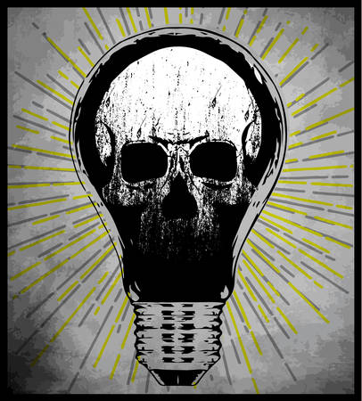 Skull T shirt Graphic Designのイラスト素材