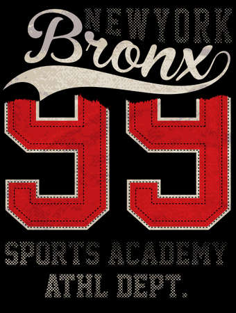 Sport college athletic typography, t-shirt graphics, vectorsのイラスト素材