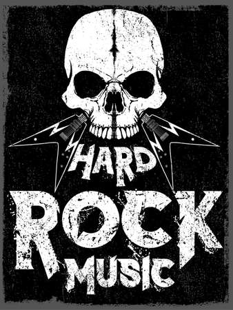 Rock Star poster vintage rock and roll typographic for t-shirt tee design vector illustrationのイラスト素材
