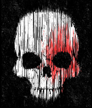 Skull T shirt Graphic Designのイラスト素材