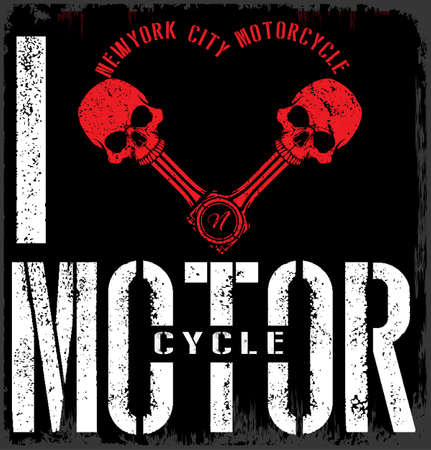 Skull T shirt Graphic Designのイラスト素材