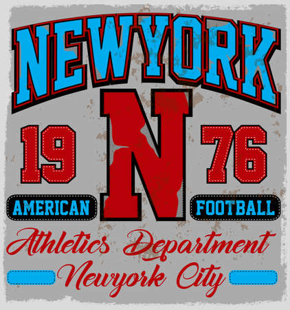 Sport college training typography, t-shirt graphics, vectorsのイラスト素材