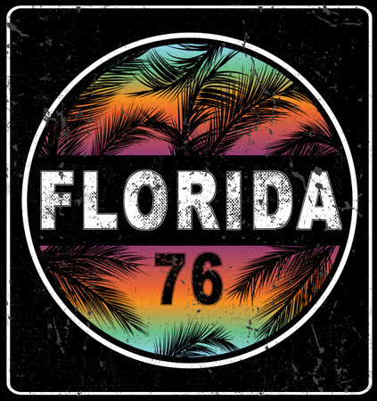 Summer beach vector background in retro styleのイラスト素材