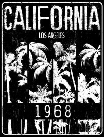 Summer beach vector background in retro styleのイラスト素材