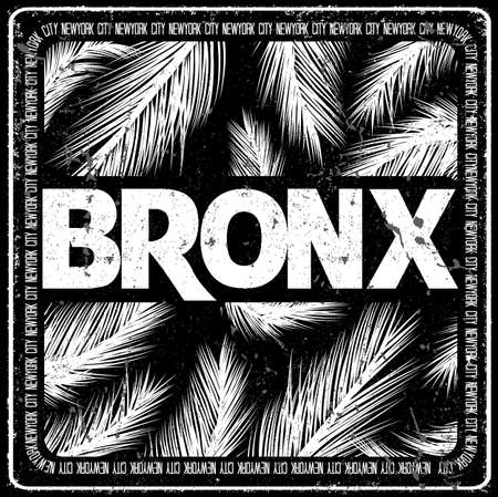 New york typography with floral illustration. T shirt graphic . Vectorsのイラスト素材