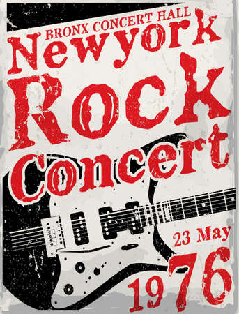 Music concert poster tee graphic designのイラスト素材