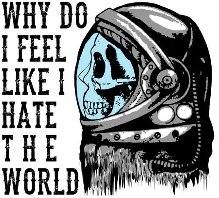 Skull T shirt Graphic Designのイラスト素材