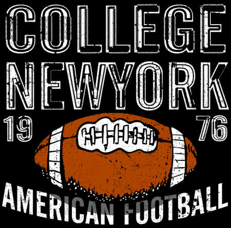 Sport college training typographyのイラスト素材