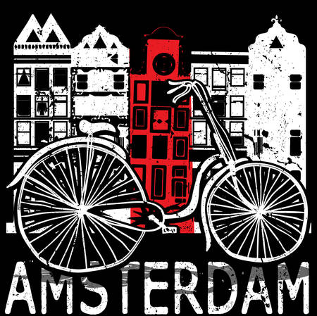 Amsterdamのイラスト素材