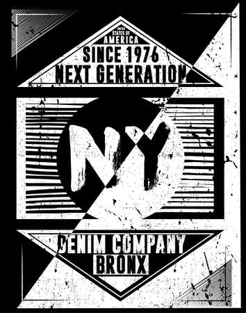 New York Athletic graphic designのイラスト素材