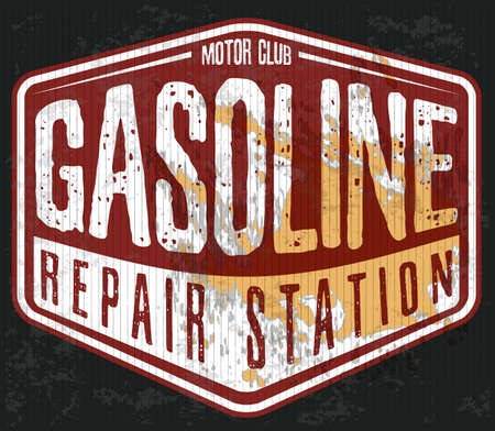 Vintage Gasolineのイラスト素材