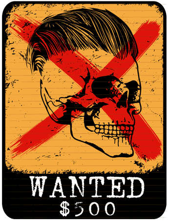 Skull T shirt Graphic Designのイラスト素材