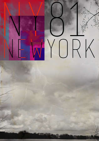 New york typography T shirt graphic fashion design posterの写真素材