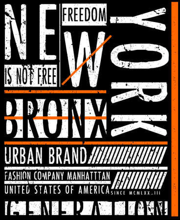 NYC, NEW YORK, Stock Vector Illustration T-Shirt Design, Print DesignNYC, NEW YORK, Stock Vector Illustration T-Shirt Design, Print Designのイラスト素材