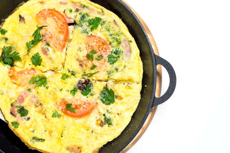 Eggs with meatの写真素材