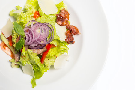 salad with vegetablesの写真素材