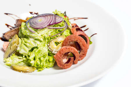 salad with vegetablesの写真素材