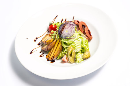 salad with vegetablesの写真素材