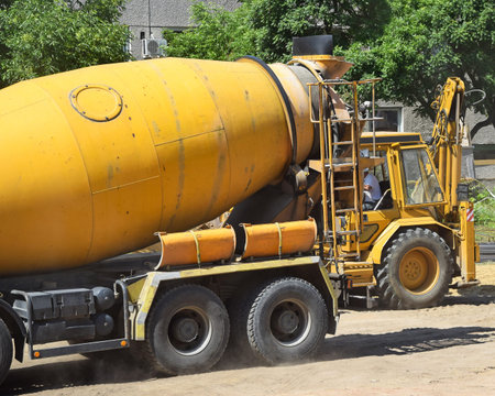 Cement mixer truck