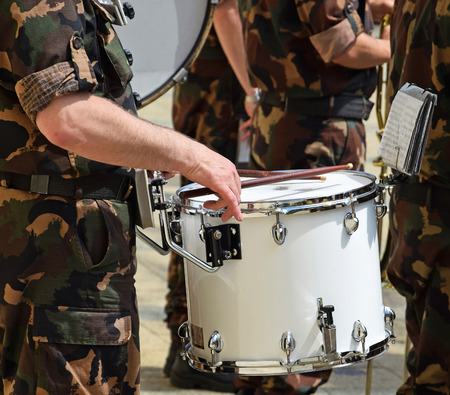 Military drummerの写真素材