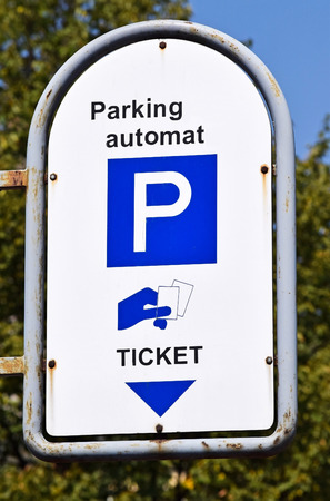 Parking lot signの写真素材