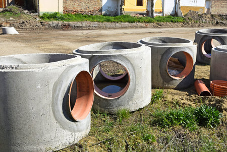 Large pipe construction materials