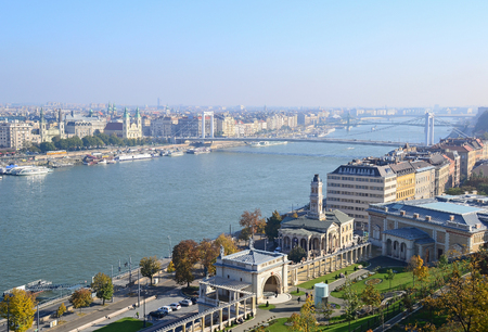 View of Budapest city, Hungaryの写真素材